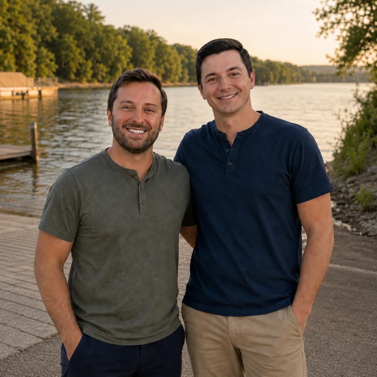 Robert & Dylan, Shady Rest Campground on the Ohio River