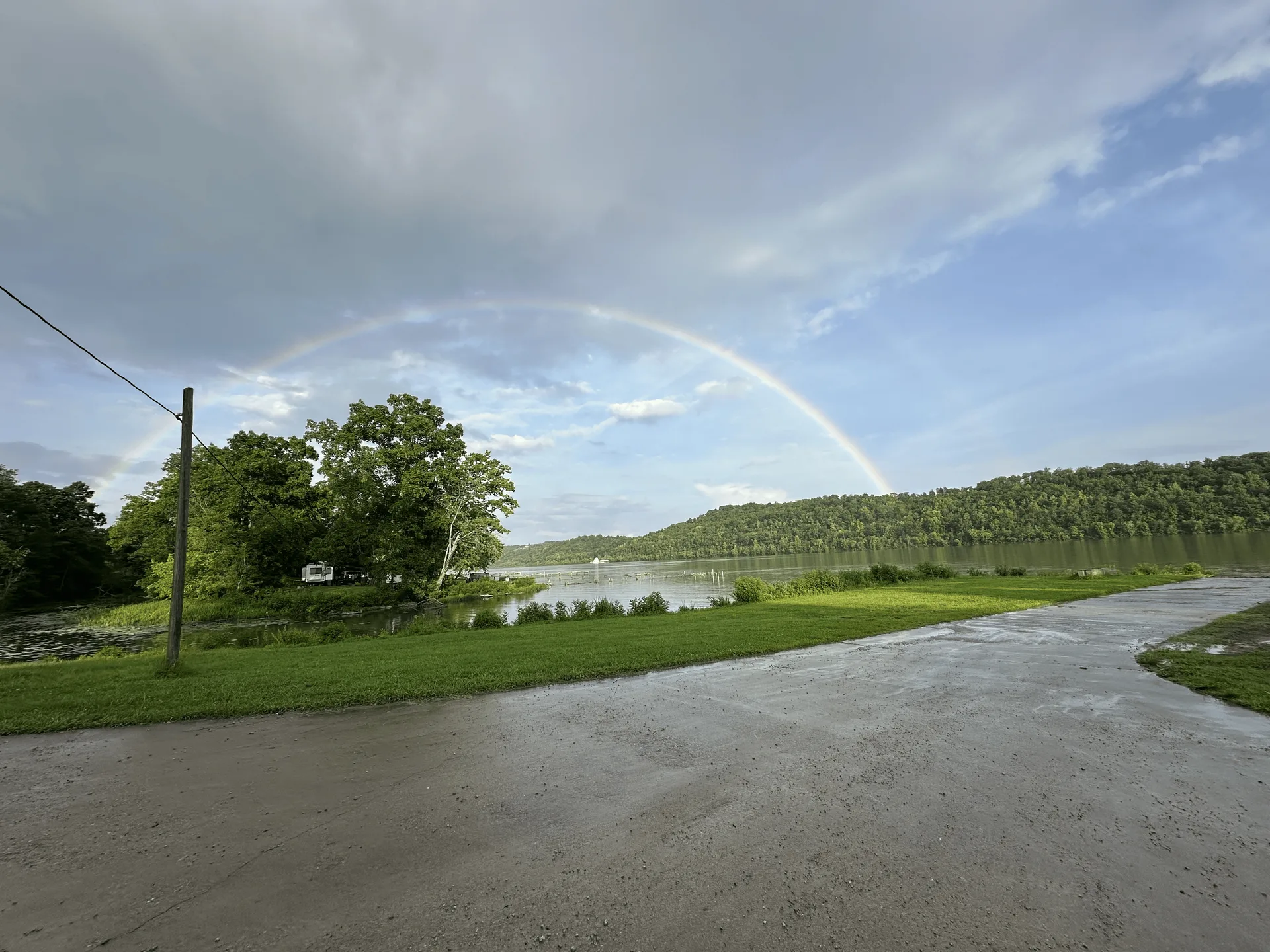 Boat Launch, Shady Rest Campground on the Ohio River