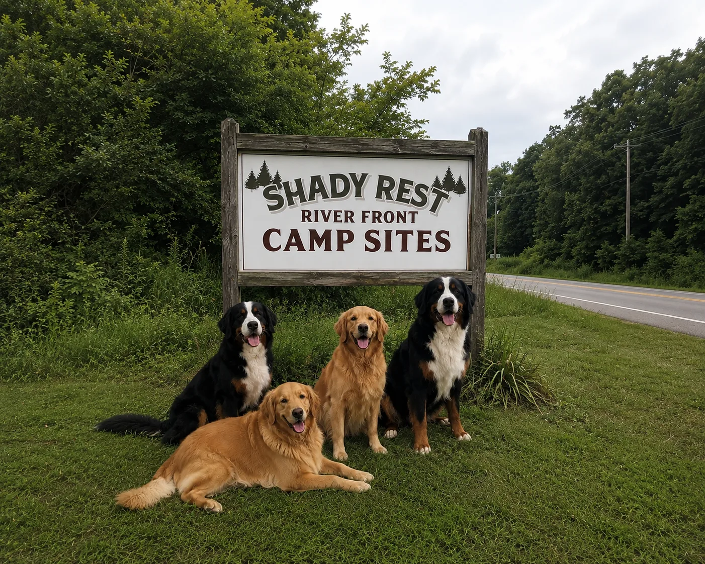 The Mascots, Shady Rest Campground on the Ohio River